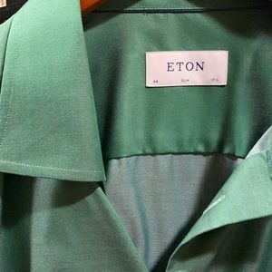 Eton Men’s Dress Shirt 44 Slim Neck 17.5 New Never Worn